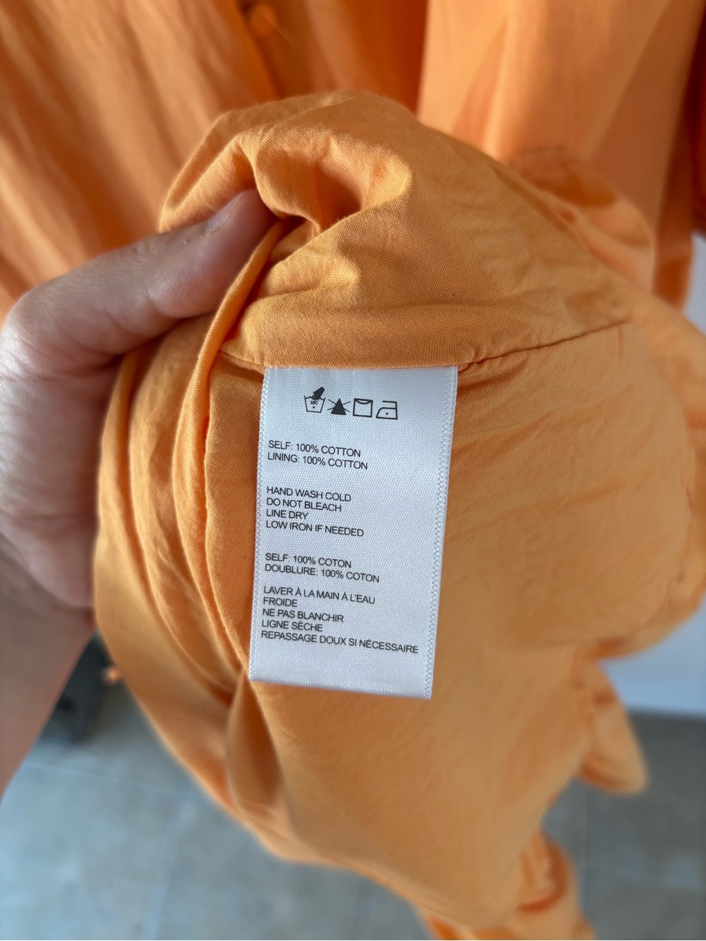Urban Outfitters Orange Cottagecore Tiered Maxi Dress M Button Front Flowy Lined - Picture 12 of 13